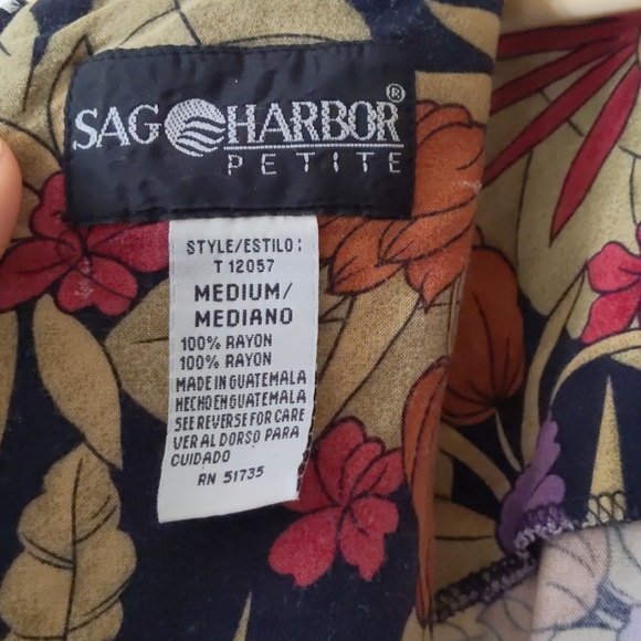 Vintage botanical patterned midi dress - Picture 7 of 8